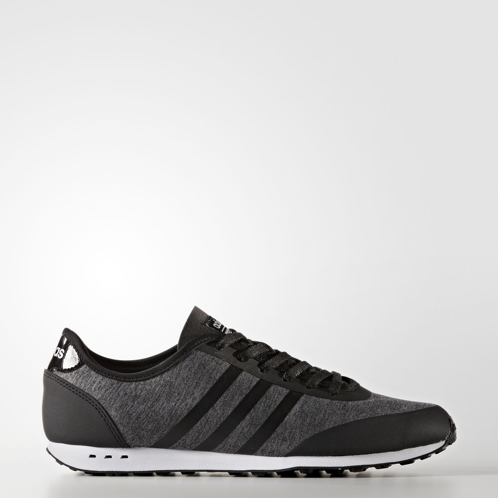 Adidas Cloudfoam Style Racer Tm - αθλητικα παπουτσια γυναικεια - Μαυρα/Ασημι Μεταλλικός,Μέγεθος: EU